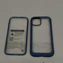 Diaclara Designed for iPhone 13 Case, Full Body Rugged with Built-in Touch Sensitive Anti-Scratch Screen Protector, Soft TPU Bumper Case for iPhone 13 6.1" (Blue and Clear)