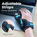 CURECARE New Upgraded 2 in 1 Thumb Brace, Removable Thumb Spica Splint Left Right Hand with 3 Level Stability, Reversible Thumb Support for CMC, De Quervains Tendonitis, Trigger Thumb (S/M, Black)