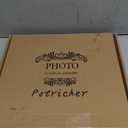 potricher 10 x 10 Inch DIY Scrapbook Album 40 Pages Hardcover Kraft Paper Scrap Book Photo Albums Memory Book for Wedding and Anniversary Family (Yellow, 10 Inch)