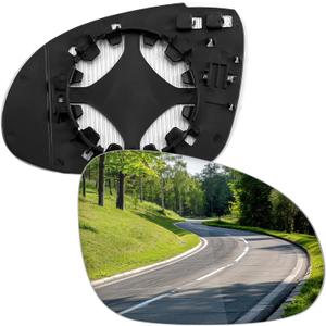 LOIYLLEN Passenger Side Mirror Replacement for Volkswagen VW 2006-2009 Golf GTI MK5 Golf Rabbit 2005-2010 Passat Jetta 2011-2014 Jetta Sportswagen 2007-2008 EOS 2008 R32 - Right Heated Mirrors Glass