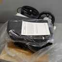 Steerable Knee Walker Deluxe Medical Scooter for Foot Injuries Compact Crutches, with Dual Rear on-Wheel Brake and Shock Absorption Under The Knee pad, Black