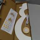 19.7in Light Up Honeycomb Paper Christmas Snowman, Indoor Christmas Decorations and Holiday Centerpieces for December Holiday Season Home Office and Xmas Party Supplies