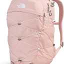 The North Face Women's Borealis Commuter Laptop Backpack - Everyday Travel Bag, Laptop Sleeve, Reflective Details, Pink Moss Dark Heather/Gardenia White-NPF, One Size