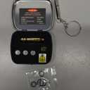 9mm Laser Training Cartridge with Snap Cap for Dry Fire Practice | Red Dot Laser Bore Sighter for Handgun & Dot Dry Fire Shooting Targets Extra O-Rings Rubber and Back Cap