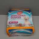 Simple Solution Disposable Dog Diapers, Female Dog Diapers, Puppy Potty Training, Incontinence and Heat Cycle Protection, Large Diapers for Dogs, 18-27 Inch Waist, 30 Count