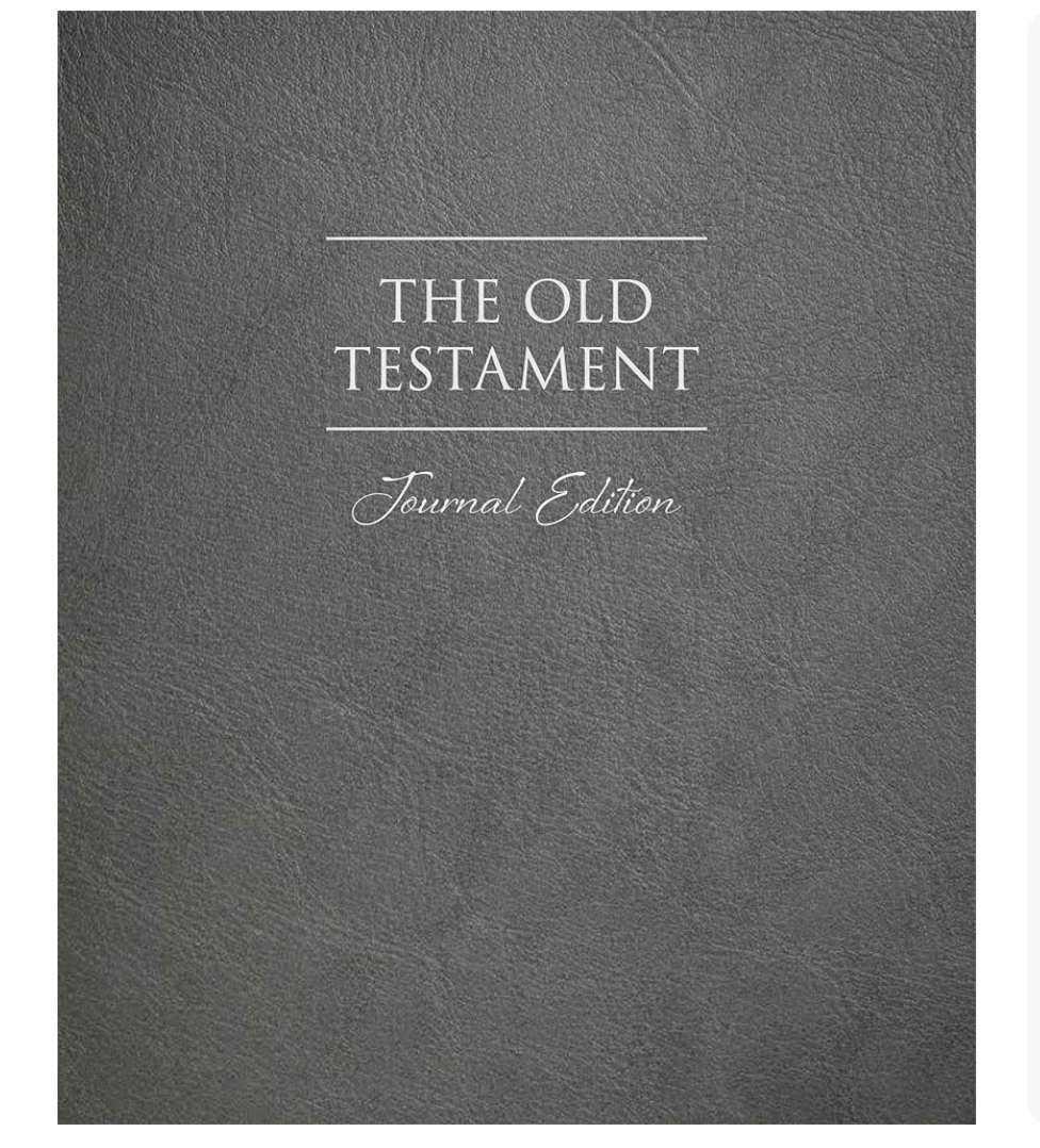 The Old Testament Journal Edition (gray)