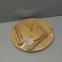 Bamboo Turntable Lazy Susan Rotating Spice Rack (10" Inches) - 2 Tier Spice Rack Organizer for Kitchen Cabinets, Pantry Storage - Durable, Easy Access, Space-Saving Design for Home Organization