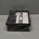 Stero Fabric Storage Cubes, 8 Pack Foldable Storage Bins with Handle, 11 InchBox for Shelves, Closet, Organizer, Rustic Brown and Black