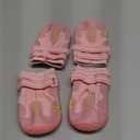 QUMY Dog Shoes for Large Dogs, Medium Dog Boots & Paw Protectors for Winter Snowy Day, Summer Hot Pavement, Water-Resistant in Rainy Weather, Outdoor Walking, Indoor Hardfloors Skid-Resistant Sole (Size 5: 2.4''x2.8''(W*L) (Pack of 4))