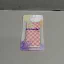 Lovmooful Compatible for iPhone 16 Case Cute Checkerboard Lattice Plaid with Color Design for Girls Women Soft TPU Shockproof Protective Girly for iPhone 16 Case-White&Hot Pink