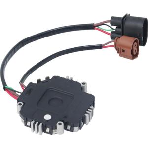 AITKEN Radiator Cooling Fan Control Module Compatible with VW Golf Jetta Passat Rabbit Tiguan CC Eos,Audi A3 