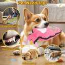 2-Pack Squeaky Dog Toys & Tough Tug of War Set - No Stuffing Chew-Resistant Plush Toys to Keep Them Busy, Best Birthday Gift for Small/Medium/Large Breeds (Ducks & Gorilla)