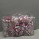 XmasExp 99-Pack Christmas Ball Ornaments Assorted Shatterproof Christmas Tree Decorations with Hand-held Gift Package for Xmas Tree,Home,Party(Baby Pink)