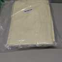 homing 4 Packs Rectangle Table Cloth, Waterproof Polyester Elastic Fitted Tablecloth Fits for 6 Foot Folding Tables, Washable Table Protector for Picnic, Camping, Outdoor, Cream Yellow (30" x 72")