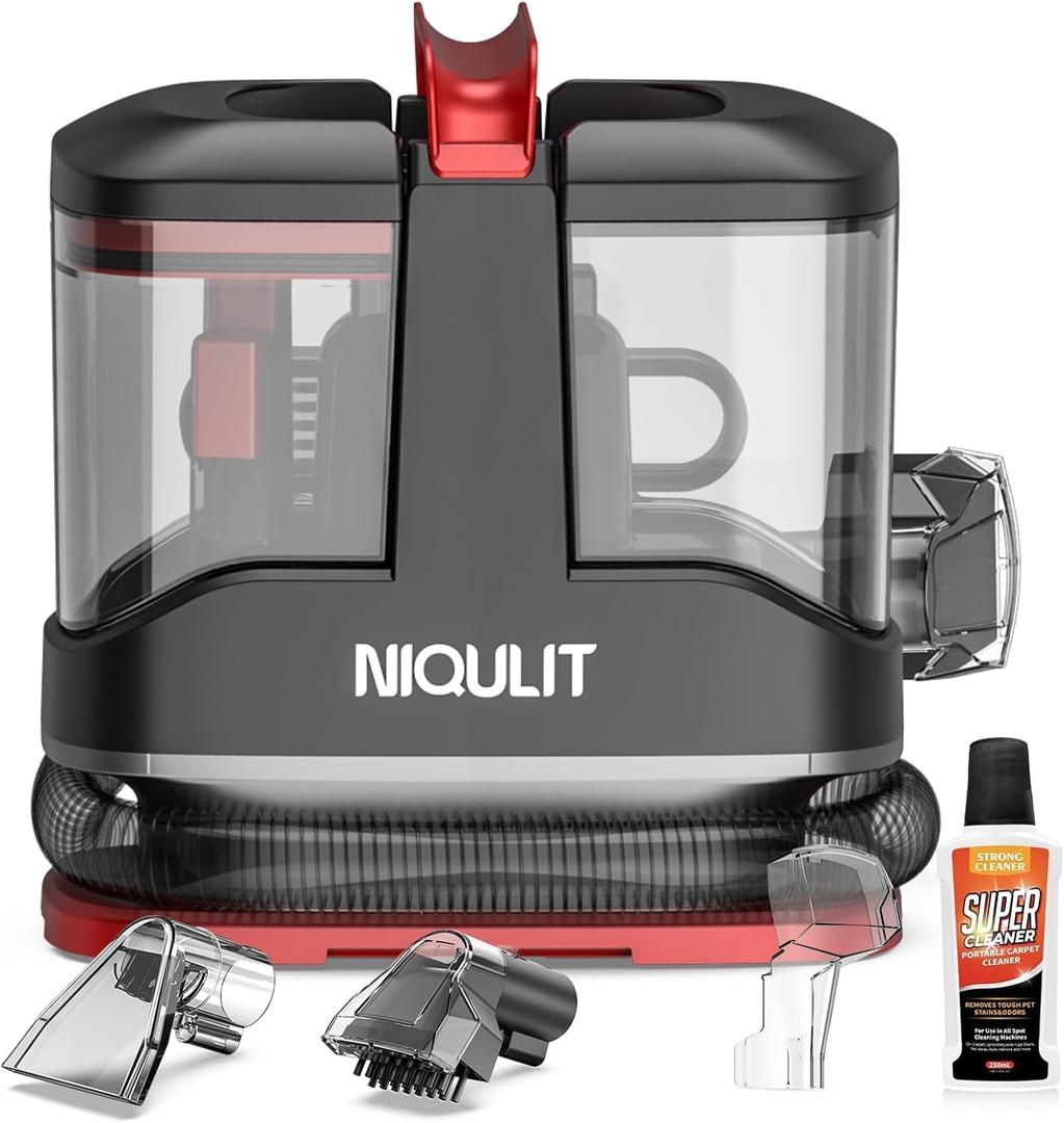 Carpet Cleaner Machine for Rugs, Car Seats, Pet Stains, Sofawith 2 Brush Heads