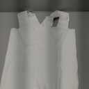 Saodimallsu Women's Ribbed Knit Sweater Vest, White, Large