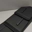 Car Organizers for Trunk for Suv Sedan, Leather Storage Box,Extra Large,Magnetic Lid,Collapsible and Adjustable, S004, Black