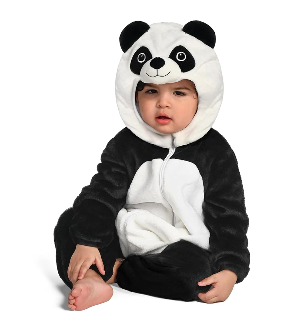 Spooktacular Creations Halloween Baby Costume Panda, Infants Animal Jumpsuit, Zip-up Romper Hooded Jumpsuit Halloween, 18-24 Months