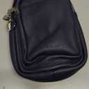 Befen Genuine Leather Small Sling Bag for Women Anti-Theft Crossbody Chest Bags Fanny Packs for Travel with RFID Card Slots (Navy Blue)