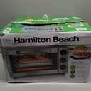 Hamilton Beach 4 Slice Countertop Air Fryer Toaster Oven Combo, Fits 9” Pizza, 4 Slice Capacity,