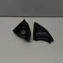 1 Pair Car Front Left and Right Door Tweeters Triangle Speakers Cover Panel Trim Frame Mount for Toyota Corolla 2003 04 05 06