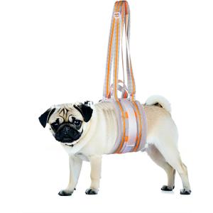 Portable Dog Lift Harness,Dog Sling for Small Dogs Hind Leg Support,Reinforcement Against bunching,Suitable for 8-24 lbs Dogs with Weak Rear Legs, Helps Senior, Injured, Disabled,After ACL Surgery,S