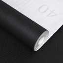 Sevalo Black Peel and Stick Wallpaper Black Contact Paper for Cabinets and Drawers Textured Embossed Self Adhesive Removable Wallpaper Bedroom Bathroom Waterproof Solid Room Vinyl 15.7inW 197inL
