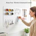 Magnetic Board for Wall 19.7" x 39.4": Extra Large White Display Board for Travel Magnet & Souvenir Collection | Heavy Duty Metal Panel for Mudroom & Kitchen Organization