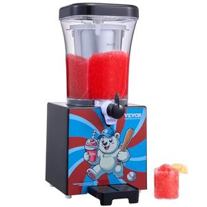 VEVOR Slushie Machine for Home, 34oz Tank Home-use Margarita Machine, Smoothie Frozen Drink Maker with Food-grade Materials, Slushy Machine for Home DIY, Kids' Parties, Black