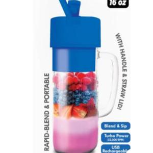 Better Blender Turbo Power USB Rechargeable 16 Oz