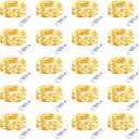 Minetom 20 Pack Fairy Lights Battery Operated String Lights 8 Modes, 7ft 20LED Warm White Waterproof Silver Wire Twinkle Lights, Firefly Starry Moon Lights for Mason Jars DIY Christmas Wedding Party