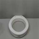 Carex Toilet Seat Riser, Elongated Raised Toilet Seat Adds 3.5 inches to Toilet Height, for Assistance Bending or Sitting, 300 Pound Weight Capacity Toilet Riser