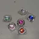 6 PCS Handbag Hooks for Tables,Portable Hook,for Purse Bag Hanger Portable Handbag Folding Hanger Holder Hook for Hanging Crystal Alloy Magic Hooks for Women Girl (6 Colors)