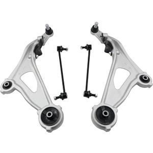 4Pcs Front Lower Control Arm Kit for Nissan Pathfinder 2013-2019, for Infiniti 2013 JX35, 2014–2020 QX60, Suspension Kit with Ball Joint & Bushing Sway Bar End Link, Replace # K623063 K623064