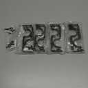 TOKPLNU Adjustable Curtain Rod Holders, 8 Pack Heavy Duty Black Iron Wall Mount Brackets For 1-1.1 Inch Diameter Drapery Rods