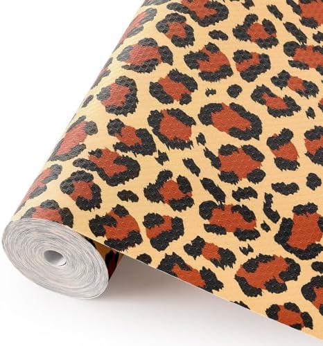 Cooyes Shelf Liner – Non-Slip Cabinet & Drawer Liner for Kitchen – Non-Adhesive Waterproof Shelf Paper with Modern Pattern – Durable EVA Cabinet Mat – Easy to Cut (Brown,11.8" W x 236" L)