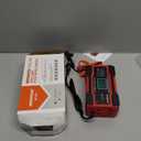 NEXPEAK NC201 10-Amp Battery Charger, Smart Trickle Charger 12V 24V Car Battery Charger Fully Automatic Maintainer Desulfator w/Temp Compensation for Car Truck Lawn Mower Boat Marine Batteries