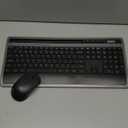 Wireless Keyboard and Mouse Combo, Full Size Ergonomic Keyboard with Wrist Rest and Phone Holder 2.4G USB & Type-C Quiet Keyboard Silent Mouse for Computer Laptop Windows Mac iOS