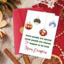 2 x Funny Christmas Cards for Best Friend or Bestie, Merry Christmas to A Special Friend Card, Xmas Gifts