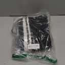 Tititex Luxury Black White Frame Line Bathroom Rug, 16x24 inch Extra Soft and Absorbent Microfiber Bath Rugs, Non-Slip Plush Shaggy Bath Carpet, Bath Mats for Bathroom Floor, Tub and Shower