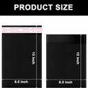 Yeplan 8.5x12 Inch Bubble Mailers, 50 Pack Self Seal Padded Envelopes | Usable Size 8.5x11" Durable Waterproof Padded Mailers for Small Business Shipping for Books, Clothes, Makeup Supplies
