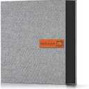 Popotop Photo Album 4x6 200 Pockets Photo with Label, Linen Hardcover Photo Albums for Wedding Gifts Baby Memory Travel Anniversary Brithday School, Picture Book with Horizontal & Vertical Photos (Gray)