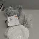 Livabber Fruit Basket Bowl with Banana Hanger, Metal Fruit Vegetable Storage Basket with Banana Holder for Kitchen Counter, Detachable Organizer for Bread Snack Produce (Chrome, 3-Tier Marble Base)