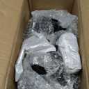 2Sets Trailer Hub Kits 5 on 4.5 for 3500 lbs 1-1/16'' to 1-3/8'' Tapered Axle, Idler Hub with Extra Dust Caps & Rubber Plugs, 5x4.5 Trailer Replacement Hub 5 Lug Bolt Trailer Wheel Hub Kit