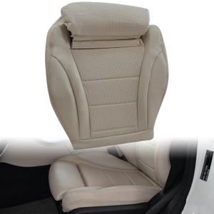 Driver Side Bottom Leather Replacement Seat Cover Light Tan Fit for Mercedes-Benz C-Class C250 C300 C350 C350e C400 4Matic Sport Exclusive Luxury 2015 2016 2017 2018 2019 2020 2021