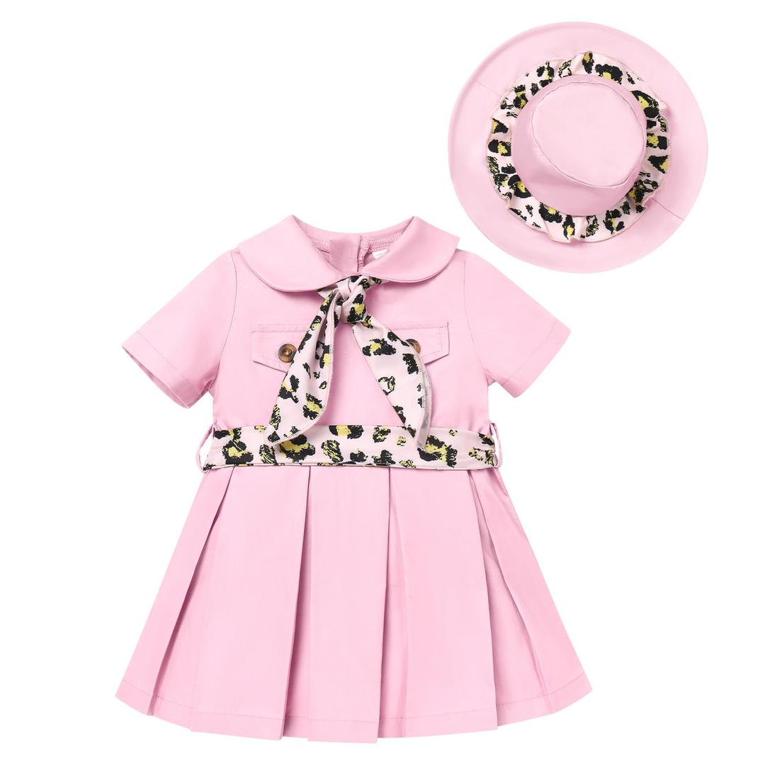 Baby Girl Wild One 1st Birthday Outfit Leopard Print Bloomer Shorts Set Cheetah Dress Jungle Safari Theme Outfits Pink 0-6 Months