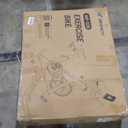 MERACH Exercise Bike, Brake Pad Stationary Bike with Exclusive App, Low Noise Indoor Cycling Bike with 300lbs Weight Capacity, Tablet Mount and Fitness Courses for Weight Loss (Magnetic-Black)