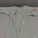 ZIGJOY Shark-Fin Transition Swaddle - 1.0 Tog Baby Sleep Sack Soft Cotton Transitional Swaddle Baby Wearable Blanket (3-6 Months, 2 Pack-green&grey)