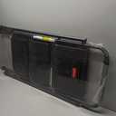 HBTower Step Ladder, Folding Step Stool with Wide Anti-Slip Pedal, Sturdy Steel Ladder, Convenient Handrail, Lightweight, Portable Steel Step Stool (Black)