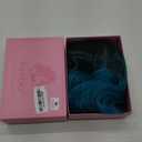 NAYOO Long Ombre Bluish Green Wavy Wig for Women 26 Inch Middle Part Curly Wavy Wig Natural Looking Synthetic Heat Resistant Fiber for Daily Party Use (Ombre Bluish Green)